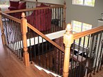 Custom Wood Staircase and Railing